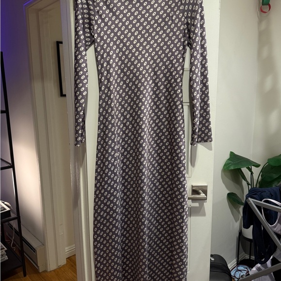 Vrg Grl El Mirage Bias Cut Maxi Dress | Mauve - Picture 3 of 5